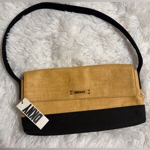 DKNY Gold and Black Women's Bag